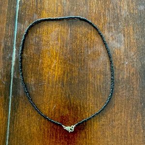 Little black bead choker